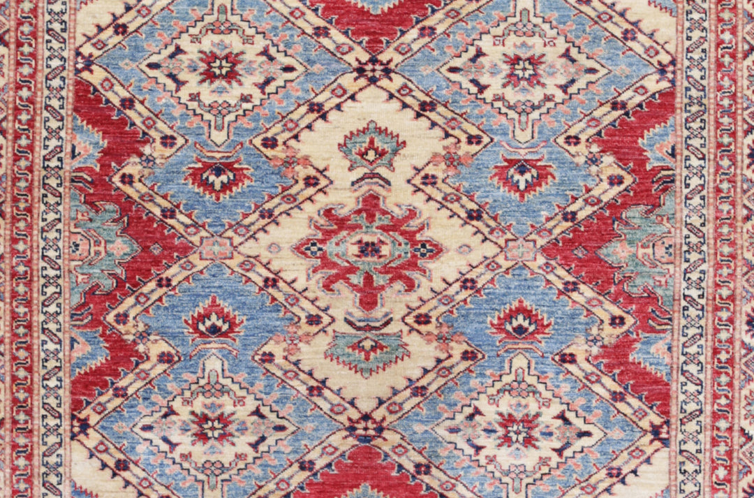 Hand Knotted Royal Kazak Wool Rug 5' 6" x 7' 10" - No. AT24339