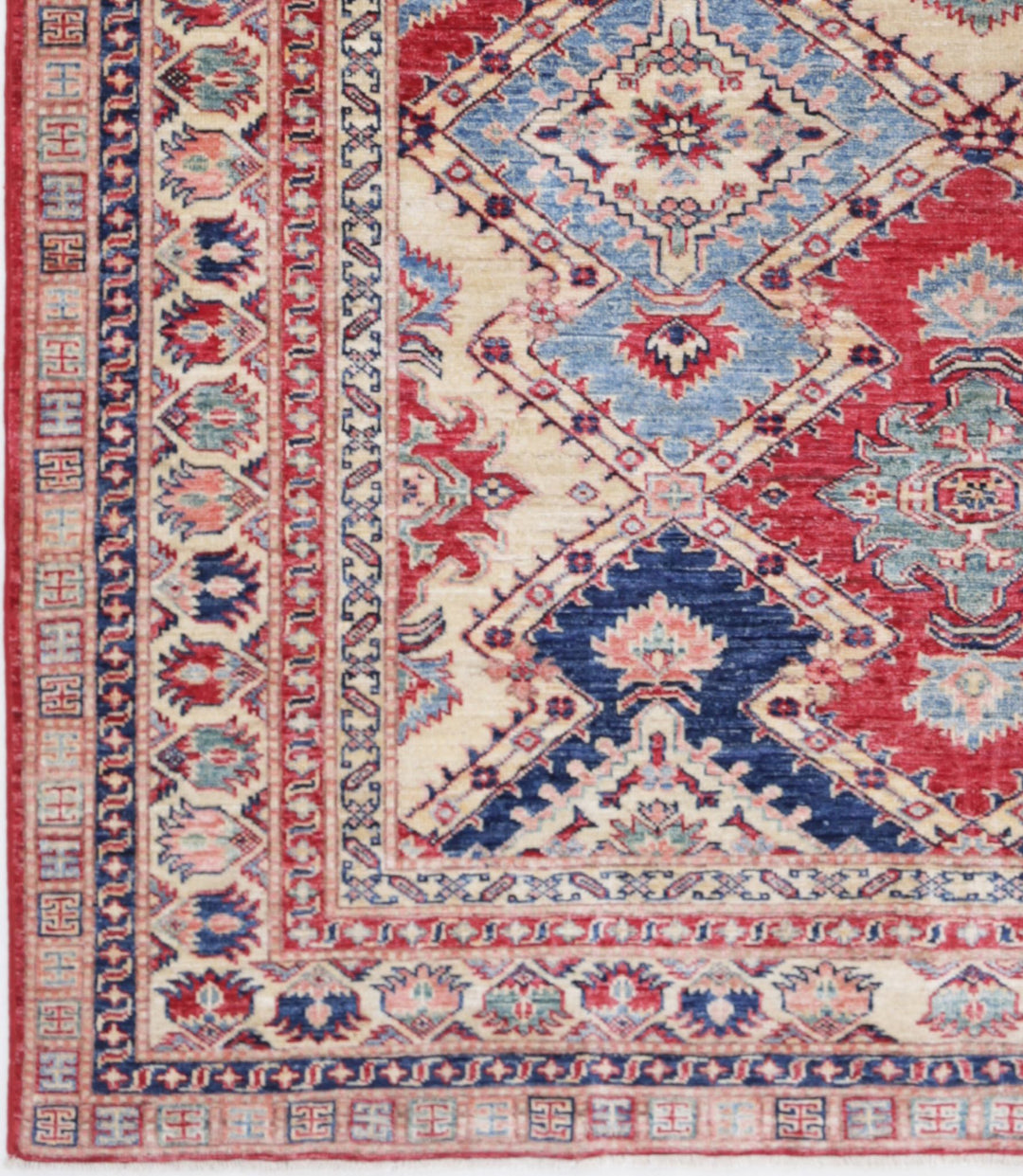 Hand Knotted Royal Kazak Wool Rug 5' 6" x 7' 10" - No. AT24339