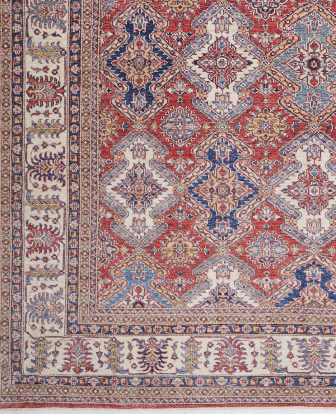 Hand Knotted Royal Kazak Wool Rug 9' 10" x 13' 9" - No. AT55433