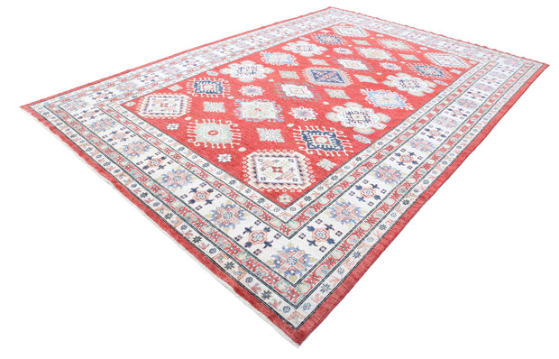 Hand Knotted Royal Kazak Wool Rug 8' 10" x 12' 10" - No. AT78236