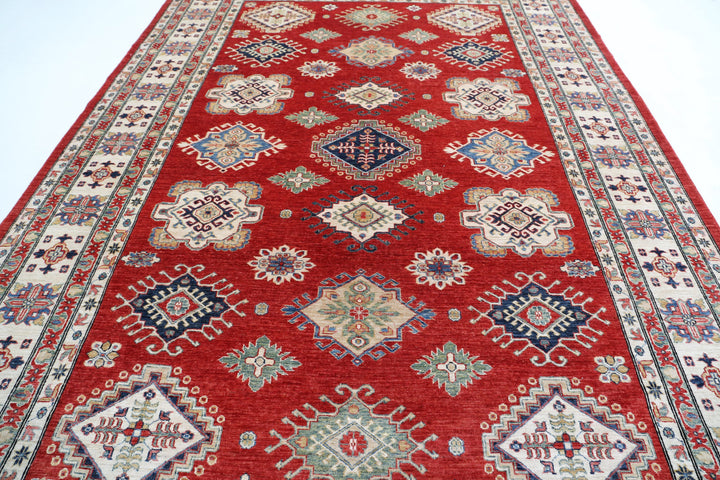 Hand Knotted Royal Kazak Wool Rug 8' 10" x 12' 10" - No. AT78236