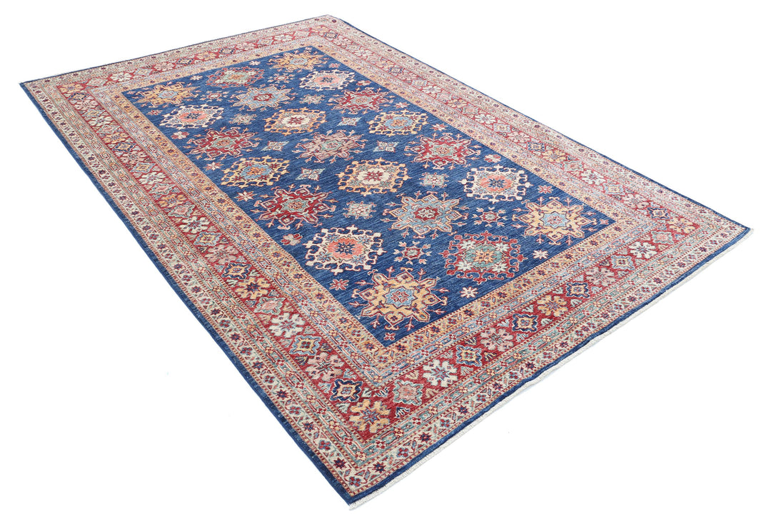Hand Knotted Royal Kazak Wool Rug 5' 10" x 8' 8" - No. AT85396