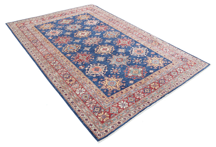 Hand Knotted Royal Kazak Wool Rug 5' 10" x 8' 8" - No. AT85396