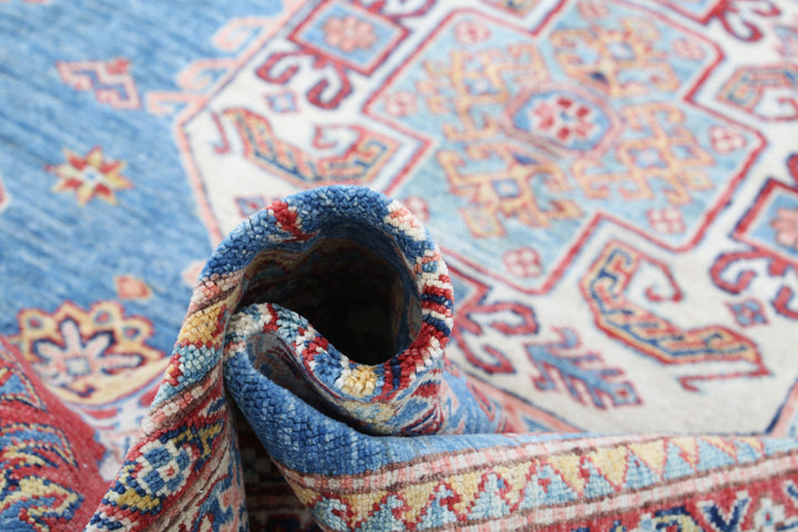 Hand Knotted Royal Kazak Wool Rug 5' 7" x 8' 1" - No. AT31786