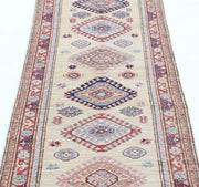 Hand Knotted Royal Kazak Wool Rug 2' 4" x 6' 3" - No. AT72834