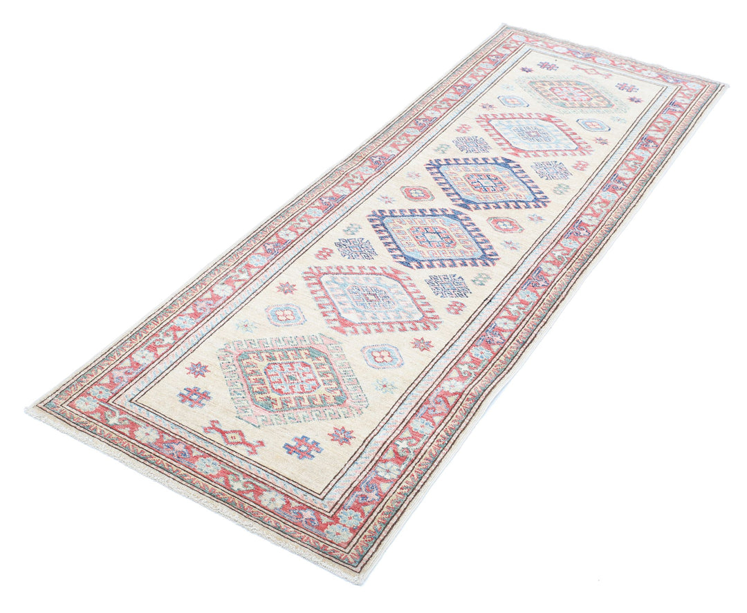 Hand Knotted Royal Kazak Wool Rug 2' 4" x 6' 5" - No. AT64493