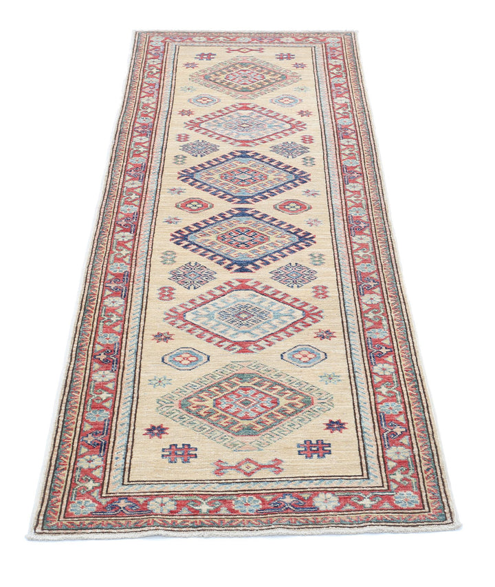 Hand Knotted Royal Kazak Wool Rug 2' 4" x 6' 5" - No. AT64493
