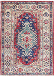 Hand Knotted Royal Kazak Wool Rug 2' 10" x 4' 2" - No. AT28777