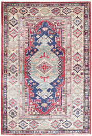 Hand Knotted Royal Kazak Wool Rug 2' 10" x 4' 2" - No. AT44684