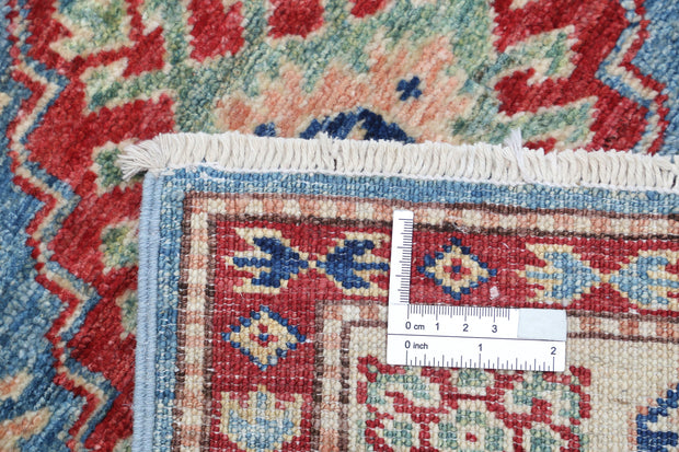 Hand Knotted Royal Kazak Wool Rug 2' 9" x 4' 2" - No. AT98505