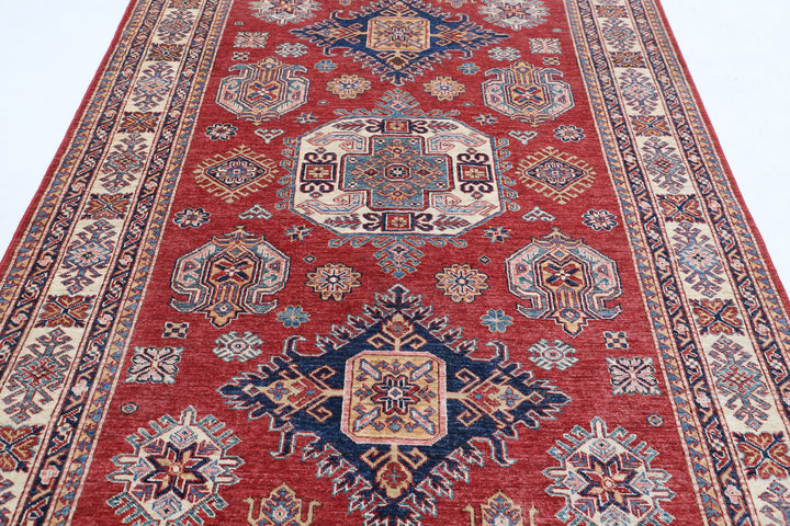 Hand Knotted Royal Kazak Wool Rug 5' 6" x 8' 3" - No. AT97288