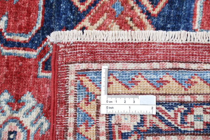 Hand Knotted Royal Kazak Wool Rug 5' 6" x 8' 3" - No. AT97288