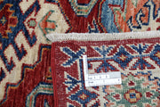 Hand Knotted Royal Kazak Wool Rug 3' 6" x 4' 9" - No. AT91334