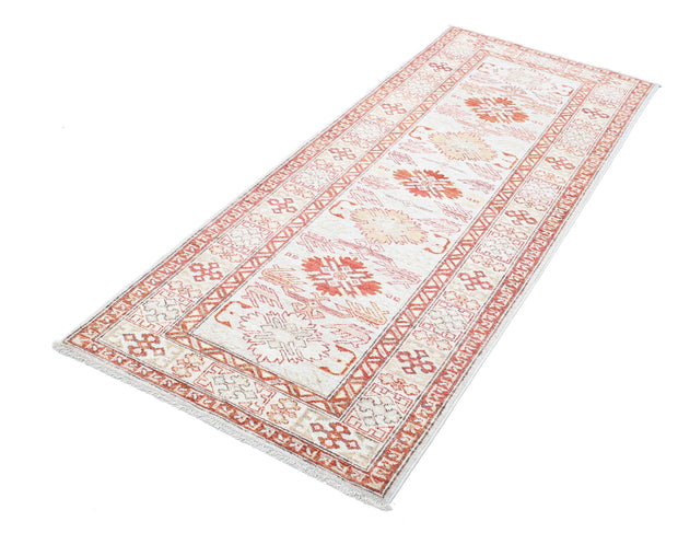 Hand Knotted Royal Kazak Wool Rug 2' 8" x 6' 6" - No. AT72052