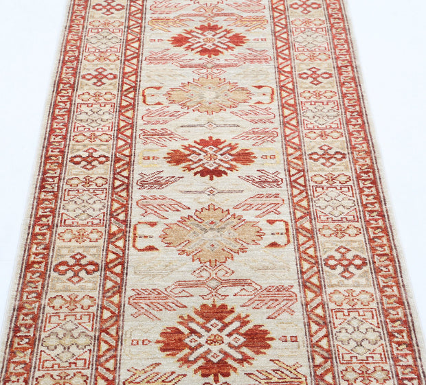 Hand Knotted Royal Kazak Wool Rug 2' 8" x 6' 6" - No. AT72052