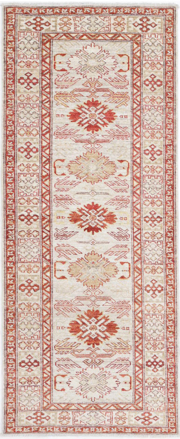 Hand Knotted Royal Kazak Wool Rug 2' 8" x 6' 6" - No. AT72052