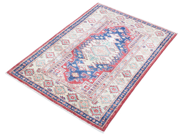 Hand Knotted Royal Kazak Wool Rug 2' 8" x 4' 0" - No. AT54157