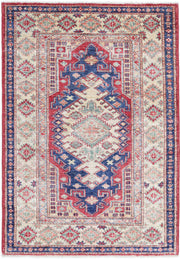 Hand Knotted Royal Kazak Wool Rug 2' 8" x 4' 0" - No. AT54157