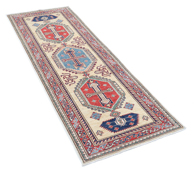 Hand Knotted Royal Kazak Wool Rug 2' 5" x 6' 7" - No. AT25665