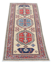 Hand Knotted Royal Kazak Wool Rug 2' 5" x 6' 7" - No. AT25665