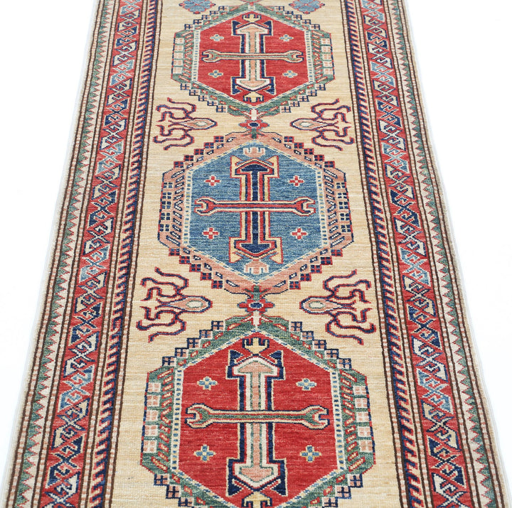 Hand Knotted Royal Kazak Wool Rug 2' 5" x 6' 7" - No. AT25665
