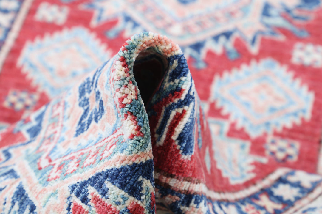 Hand Knotted Royal Kazak Wool Rug 2' 8" x 4' 4" - No. AT96482