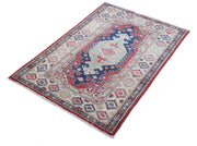 Hand Knotted Royal Kazak Wool Rug 2' 9" x 4' 1" - No. AT34850