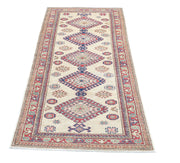 Hand Knotted Royal Kazak Wool Rug 2' 7" x 6' 2" - No. AT23153