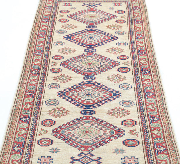 Hand Knotted Royal Kazak Wool Rug 2' 7" x 6' 2" - No. AT23153