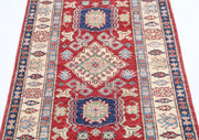 Hand Knotted Royal Kazak Wool Rug 2' 9" x 4' 2" - No. AT94308