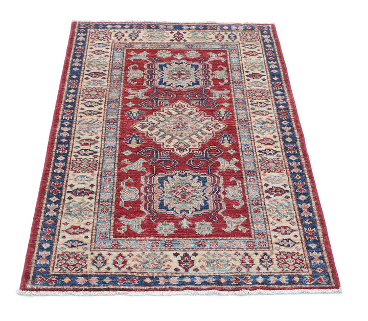 Hand Knotted Royal Kazak Wool Rug 2' 7" x 4' 0" - No. AT65342