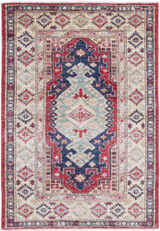 Hand Knotted Royal Kazak Wool Rug 2' 9" x 4' 1" - No. AT91339