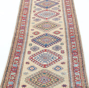 Hand Knotted Royal Kazak Wool Rug 2' 4" x 6' 3" - No. AT91111