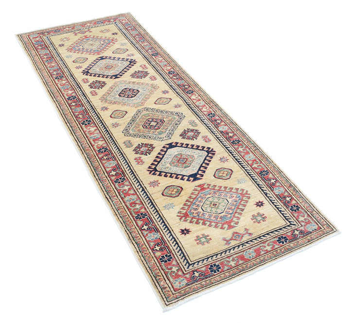 Hand Knotted Royal Kazak Wool Rug 2' 6" x 6' 4" - No. AT54063