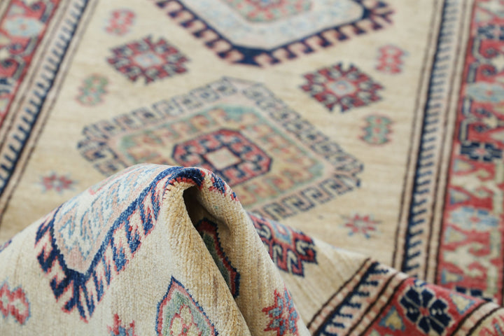 Hand Knotted Royal Kazak Wool Rug 2' 6" x 6' 4" - No. AT54063