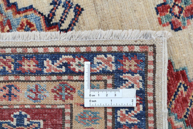 Hand Knotted Royal Kazak Wool Rug 4' 9" x 6' 3" - No. AT28976
