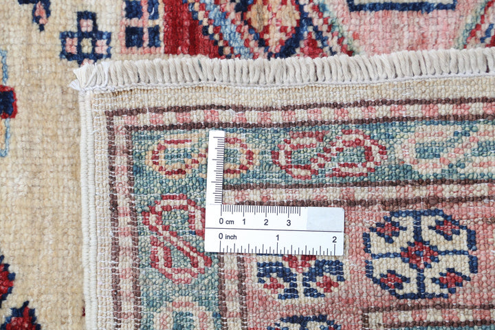 Hand Knotted Royal Kazak Wool Rug 6' 1" x 6' 6" - No. AT20278