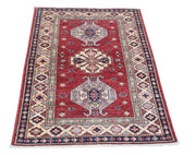 Hand Knotted Royal Kazak Wool Rug 2' 9" x 4' 0" - No. AT76264