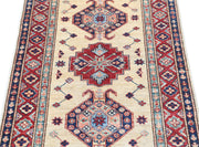 Hand Knotted Royal Kazak Wool Rug 2' 10" x 4' 0" - No. AT99442