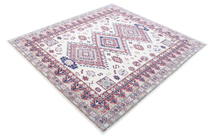 Hand Knotted Royal Kazak Wool Rug 5' 11" x 6' 7" - No. AT67738
