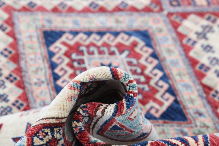 Hand Knotted Royal Kazak Wool Rug 5' 11" x 6' 7" - No. AT67738