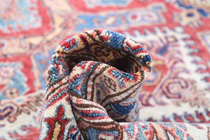 Hand Knotted Royal Kazak Wool Rug 5' 9" x 7' 11" - No. AT25291