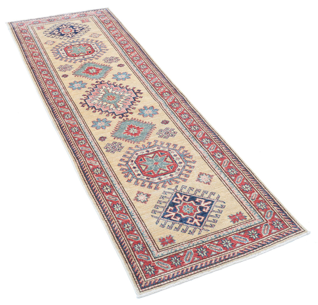 Hand Knotted Royal Kazak Wool Rug 2' 4" x 6' 9" - No. AT83772