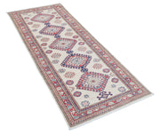 Hand Knotted Royal Kazak Wool Rug 2' 7" x 6' 5" - No. AT82809