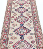 Hand Knotted Royal Kazak Wool Rug 2' 7" x 6' 5" - No. AT82809