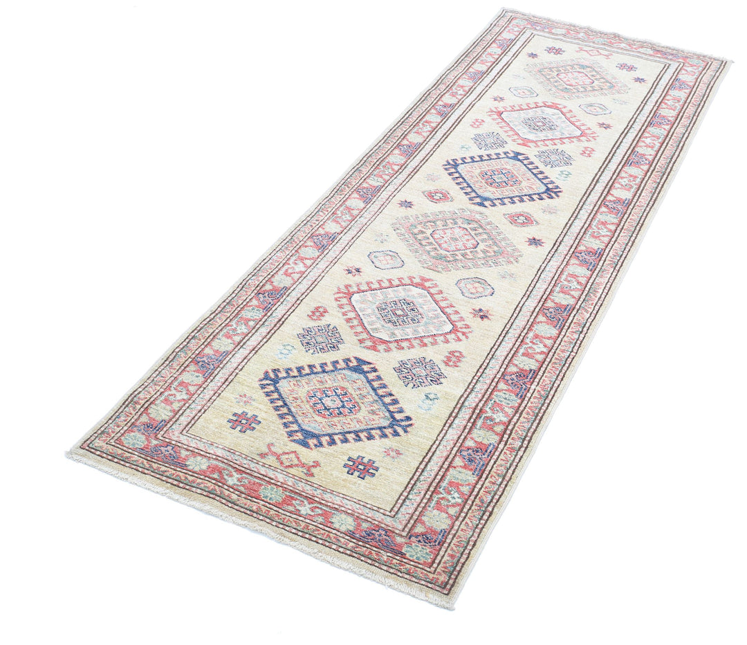 Hand Knotted Royal Kazak Wool Rug 2' 4" x 6' 10" - No. AT12926