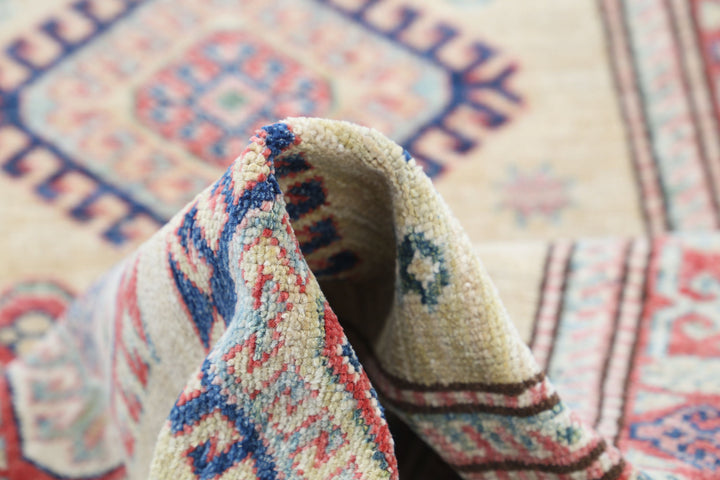 Hand Knotted Royal Kazak Wool Rug 2' 4" x 6' 10" - No. AT12926