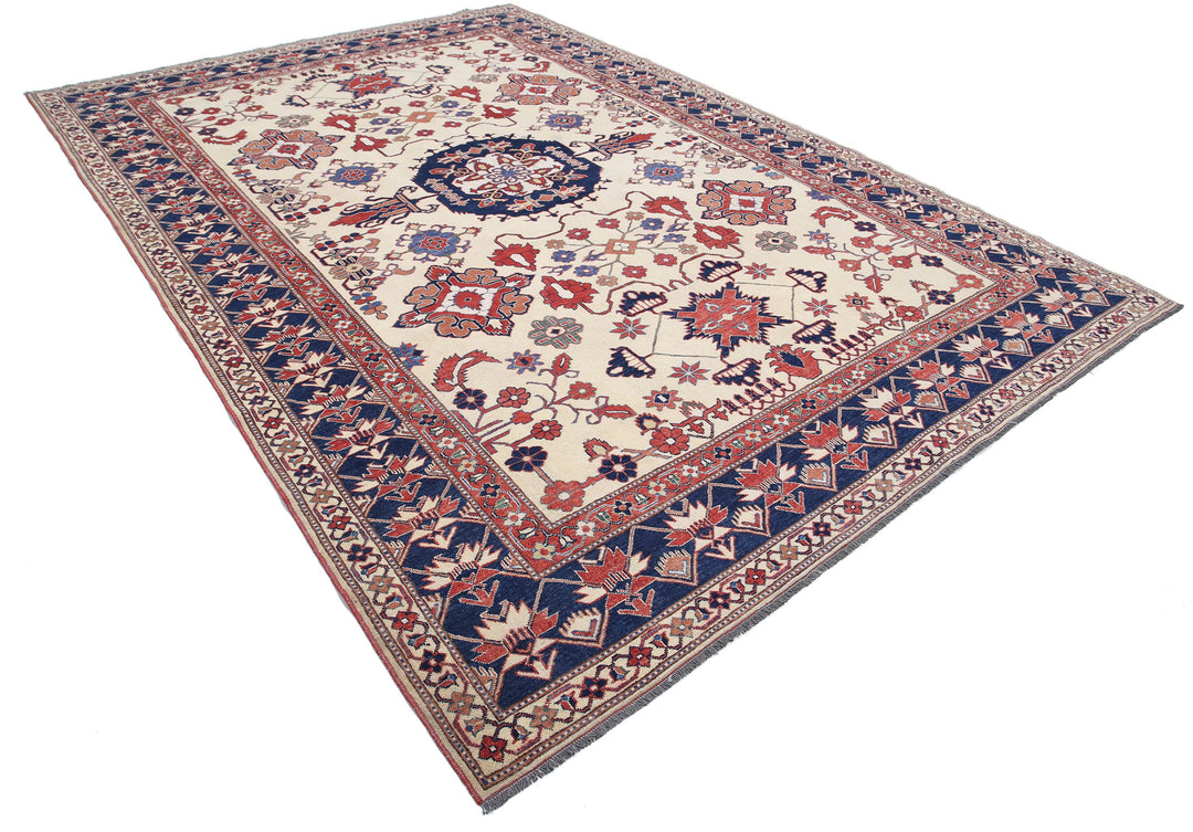 Hand Knotted Royal Kazak Wool Rug 8' 5" x 11' 10" - No. AT49111