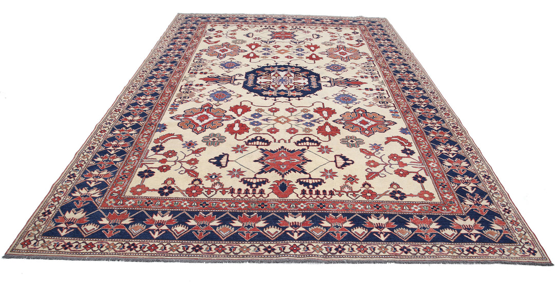 Hand Knotted Royal Kazak Wool Rug 8' 5" x 11' 10" - No. AT49111