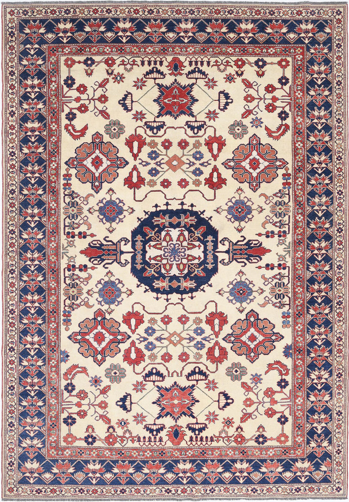 Hand Knotted Royal Kazak Wool Rug 8' 5" x 11' 10" - No. AT49111